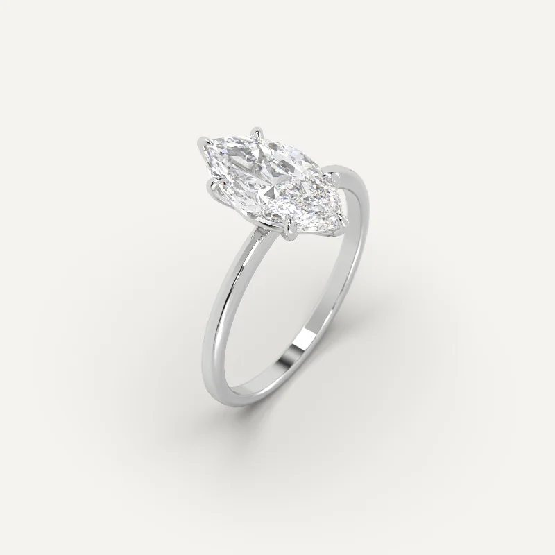Handcrafted Jewelry Sale – Unique Designs At Low Prices 2 carat Marquise Cut Diamond Ring