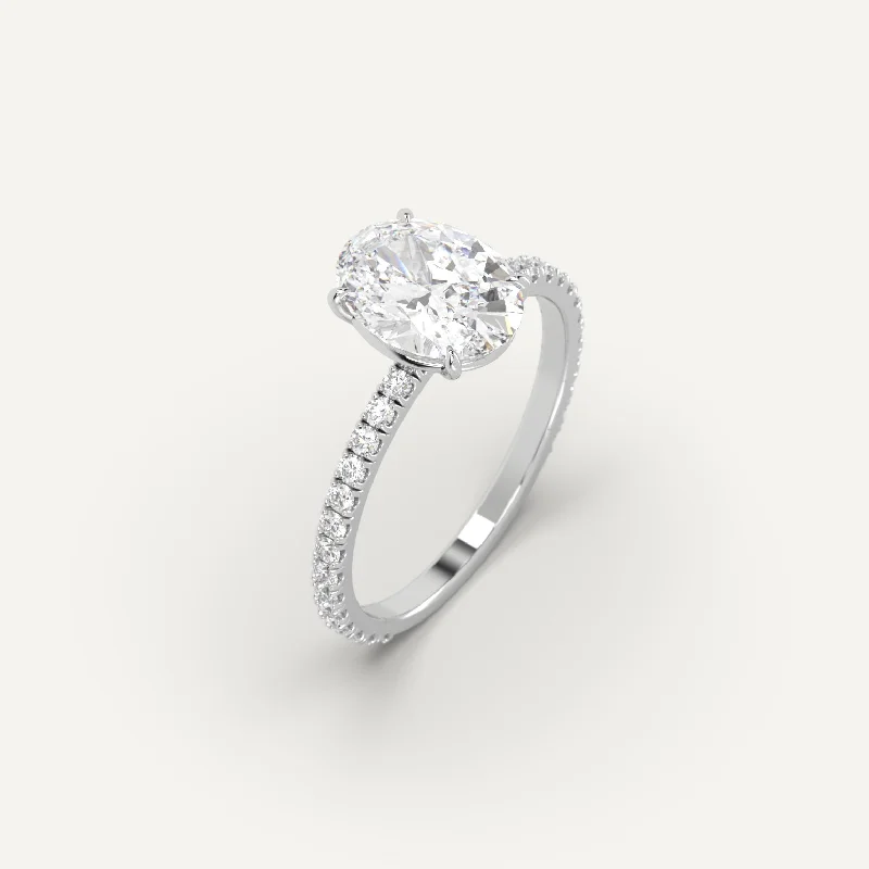 High-End Jewelry, Now More Affordable Than Ever 2 carat Oval Cut Diamond Ring