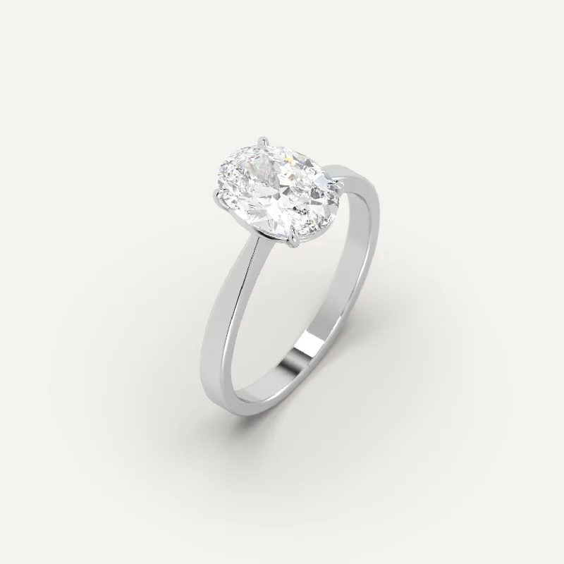Jewelry Clearance Event – Stock Up Before It's Over 2 carat Oval Cut Diamond Ring