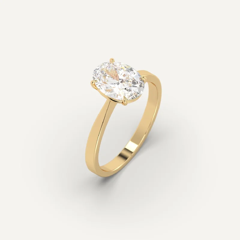 2 carat Oval Cut Diamond Ring