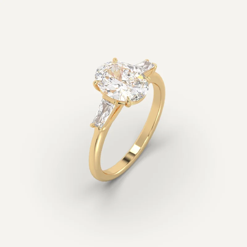 Modern Jewelry At Exclusive Discounts – Shop Today 2 carat Oval Cut Diamond Ring