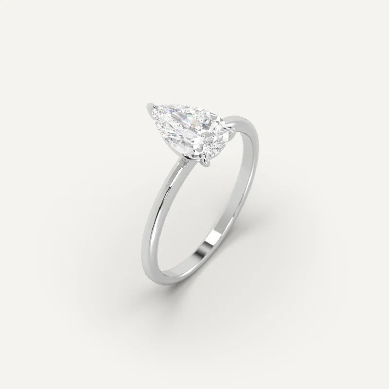 Personalized Jewelry Sale – Meaningful Gifts At Great Prices 2 carat Pear Cut Diamond Ring