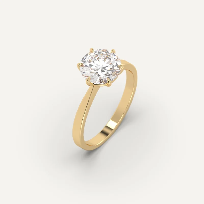 Exclusive Jewelry Sale – Limited-Time Discounts 2 carat Round Cut Diamond Ring