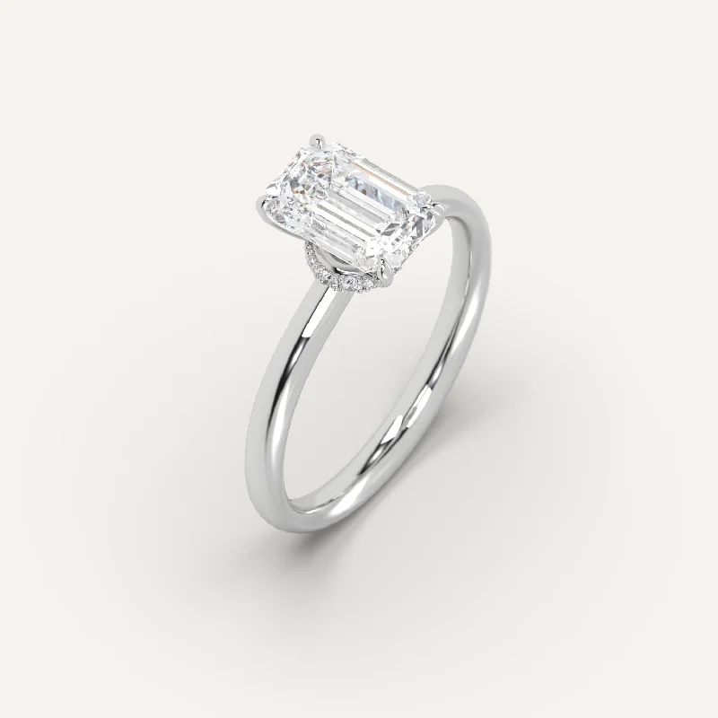 Shop Stylish Jewelry Now And Save Big 3 carat Emerald Cut Diamond Ring