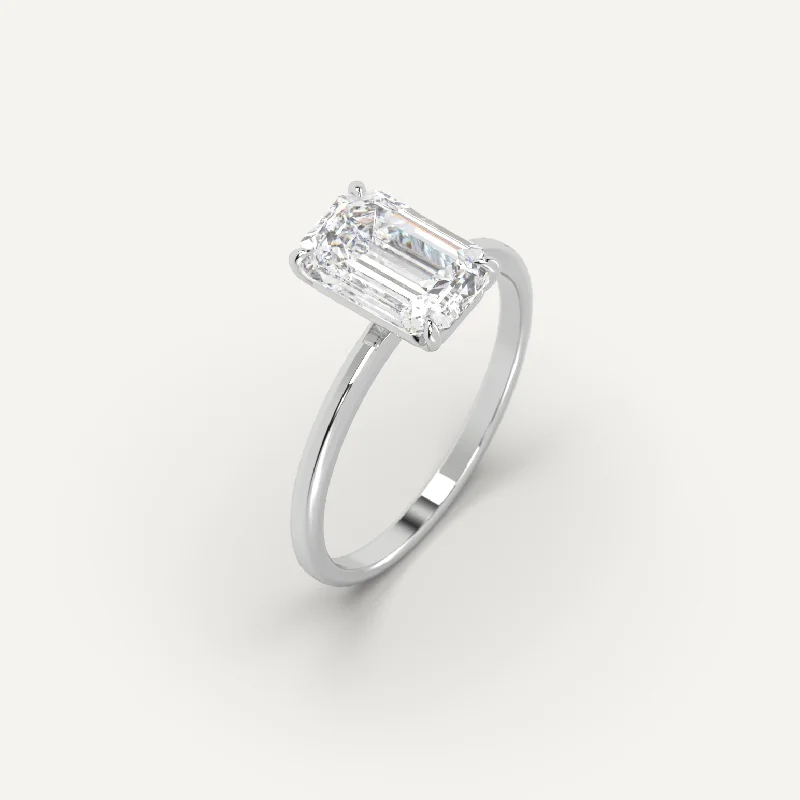 Limited-Stock Jewelry Sale – Once It's Gone, It's Gone 3 carat Emerald Cut Diamond Ring