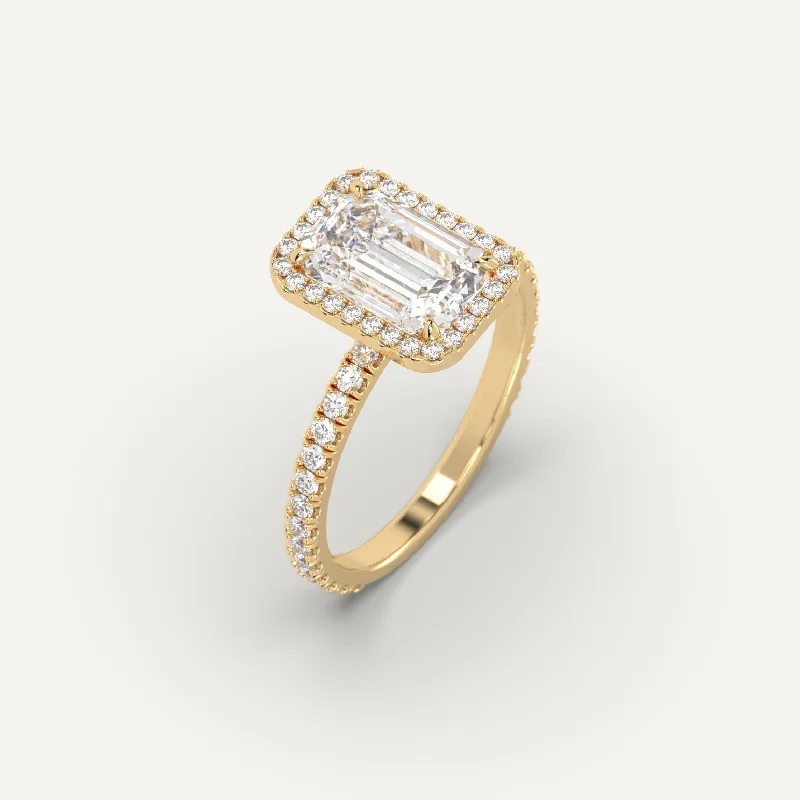 Special Offers On Handcrafted And Designer Jewelry 3 carat Emerald Cut Diamond Ring