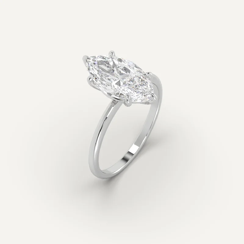 Flash Sale On Stunning Jewelry – Don't Miss Out 3 carat Marquise Cut Diamond Ring