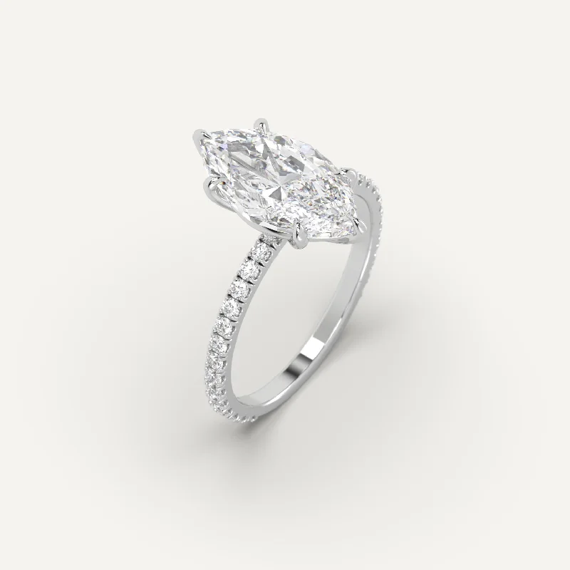 Exclusive Jewelry Sale Event – Shop Now 3 carat Marquise Cut Diamond Ring