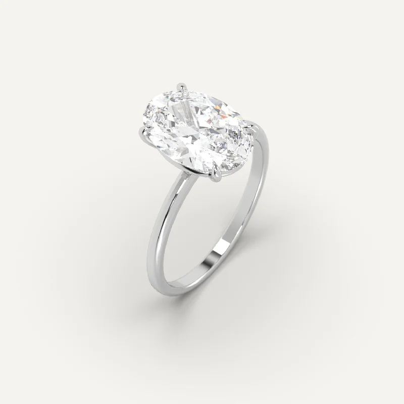 Trending Jewelry Styles Now At Limited-Time Discounts 3 carat Oval Cut Diamond Ring