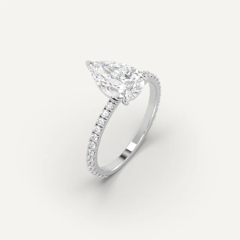 Flash Deals On Fine Jewelry – Shop Before It's Gone 3 carat Pear Cut Diamond Ring