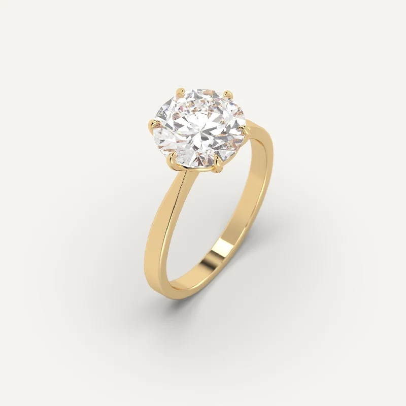 Luxury Jewelry Now At Special Promotional Rates 3 carat Round Cut Diamond Ring