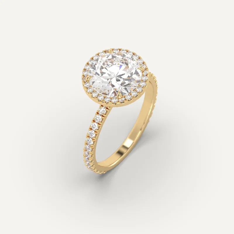 Holiday Jewelry Sale – Perfect Gifts At The Best Prices 3 carat Round Cut Diamond Ring