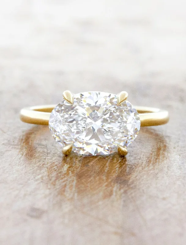 Jewelry Clearance Sale – Final Reductions Emi - 2.70ct Oval Lab Grown Diamond