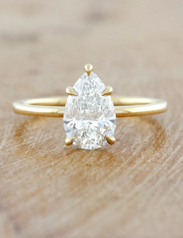 Affordable Glamour – Premium Jewelry For Less Florina - 1.32ct Pear Lab Diamond