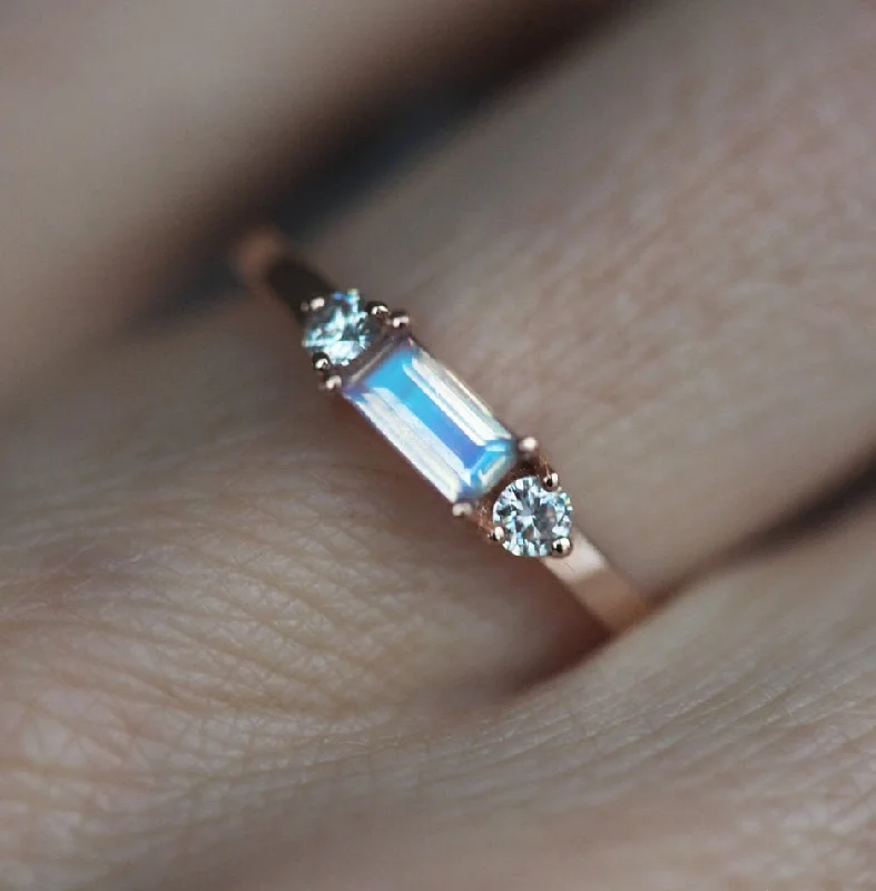 Bold And Beautiful Jewelry Now At Irresistible Prices Piper Baguette Moonstone Ring