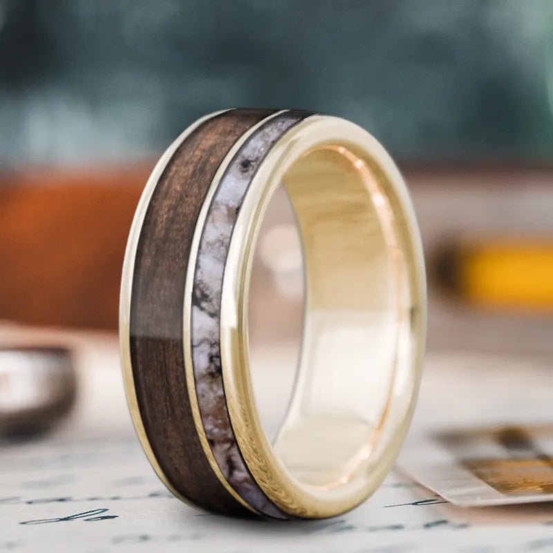 Big Discounts On Elegant Jewelry Collections Custom Design - 2-Inlay Offset Ring T3yV9ov6REBEZZierZ3SibHd