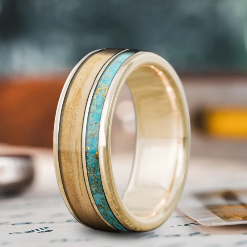 Best Jewelry Deals – Premium Quality At Exclusive Discounts Custom Design - 2-Inlay Offset Ring tSv6Be4RwNTXT2k12jzmTjW2