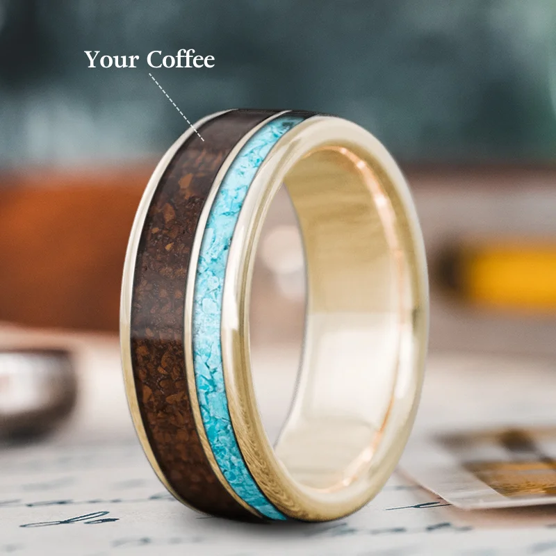 Everyday Jewelry Essentials Now On Sale Custom Design - 2-Inlay Offset Ring u-mKp3sWzFbCu1Mm0snUYDiS