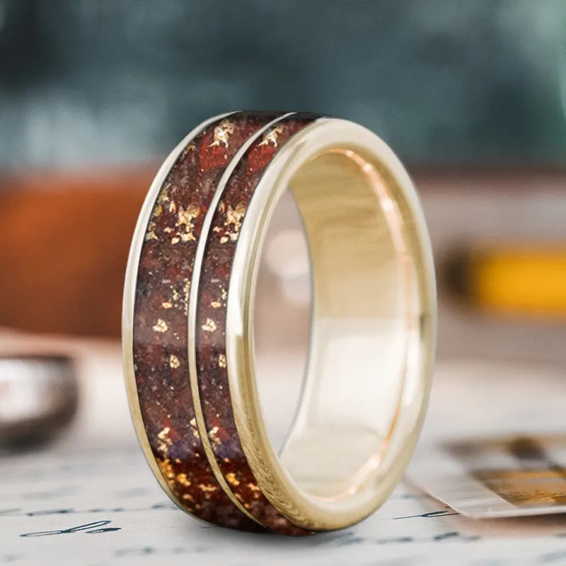 Premium Jewelry, Premium Discounts – Act Fast Custom Design - 2-Inlay Offset Ring UDez3HkbjFHE8cCg5zdh3q-c