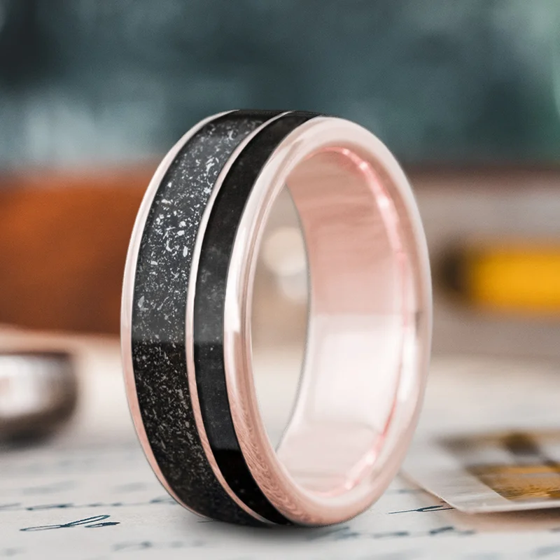 Bold And Beautiful Jewelry Now At Irresistible Prices Custom Design - 2-Inlay Offset Ring uepKIXZHHFpVSrZcvioJho5d