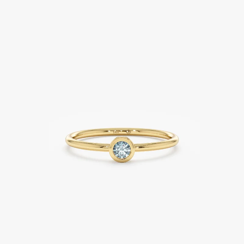 Glamorous Jewelry, Glamorous Deals – Shop Now Natural Aquamarine Ring, Vienna