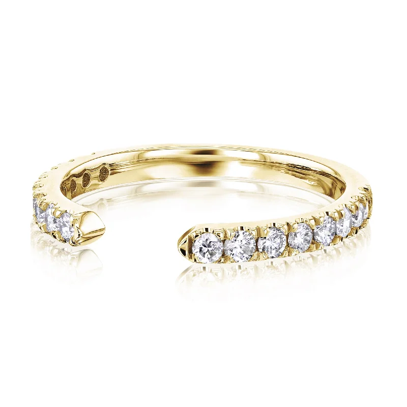 Exclusive Jewelry Sale – Grab Timeless Pieces Now Open C Diamond Ring