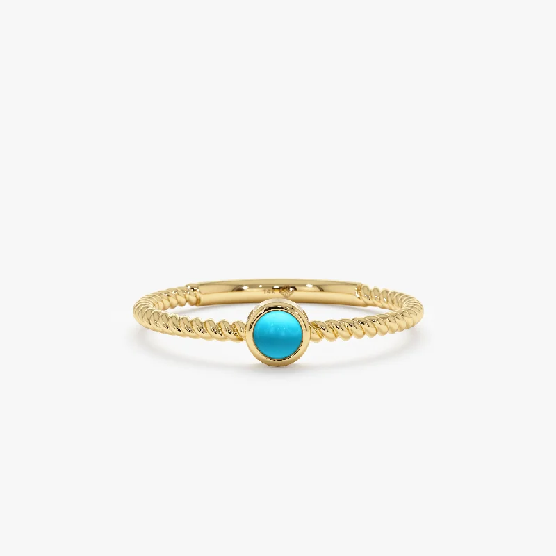 Don't Miss Out On Jaw-Dropping Jewelry Discounts Twisted Band Turquoise Ring, Winona