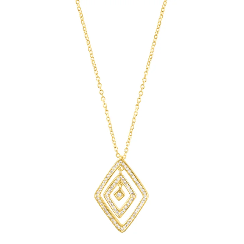 Personalized Jewelry Sale – Meaningful Gifts At Great Prices 14k Gold Plated Adjustable CZ Concentric Diamond Necklace Personalized Jewelry Sale – Meaningful Gifts At Great Prices 14k Gold Plated Adjustable CZ Concentric Diamond Necklace