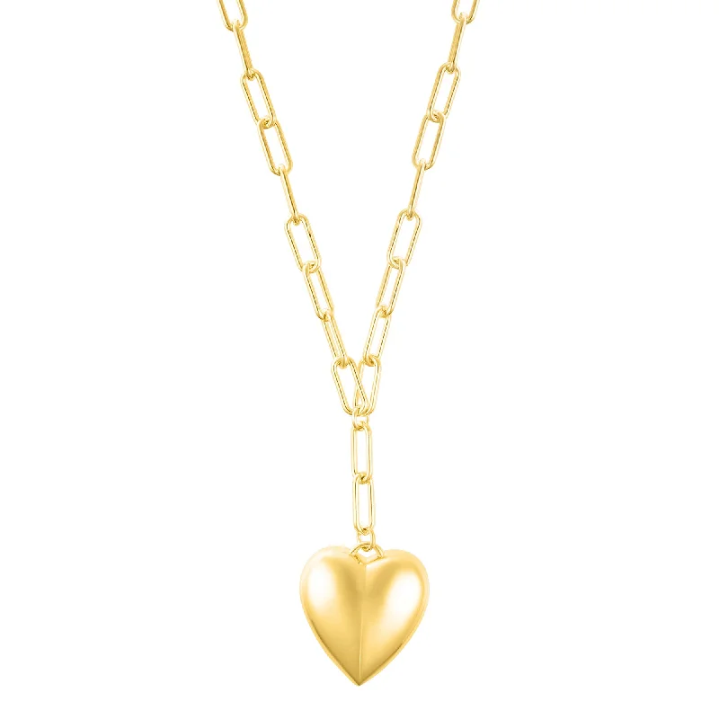 Personalized Jewelry Sale – Unique Pieces At Great Prices 14k Gold Plated Adjustable Oversized Puffy Heart Paper Clip Chain Necklace Personalized Jewelry Sale – Unique Pieces At Great Prices 14k Gold Plated Adjustable Oversized Puffy Heart Paper Clip Chain Necklace