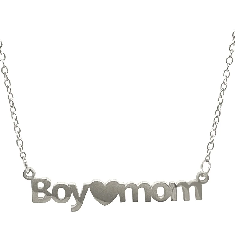 High-End Jewelry, Now More Affordable Than Ever Adornia Boy Mom Heart Necklace silver High-End Jewelry, Now More Affordable Than Ever Adornia Boy Mom Heart Necklace silver