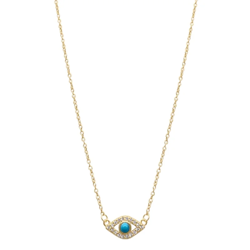 Final Call For Exquisite Jewelry At Reduced Rates Adornia Evil Eye Charm Necklace silver gold Final Call For Exquisite Jewelry At Reduced Rates Adornia Evil Eye Charm Necklace silver gold