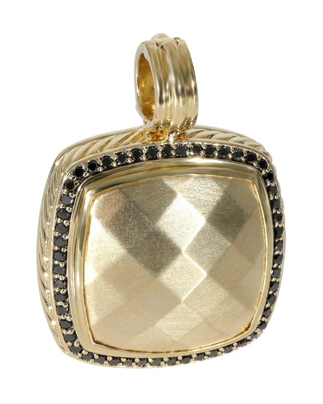 Unlock Unbeatable Jewelry Deals Before They’Re Gone David Yurman Albion Brushed 18K Yellow Gold & Black Diamond Pendant, 1/2 Ctw Unlock Unbeatable Jewelry Deals Before They’Re Gone David Yurman Albion Brushed 18K Yellow Gold & Black Diamond Pendant, 1/2 Ctw
