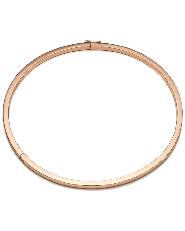 Eddie Borgo 12K Rose Gold Cube Collar Necklace