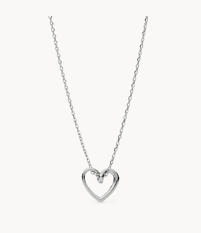 Eco-Friendly Sustainable Jewelry For Conscious Buyers Fossil Women's Stainless Steel Pendant Necklace Eco-Friendly Sustainable Jewelry For Conscious Buyers Fossil Women's Stainless Steel Pendant Necklace