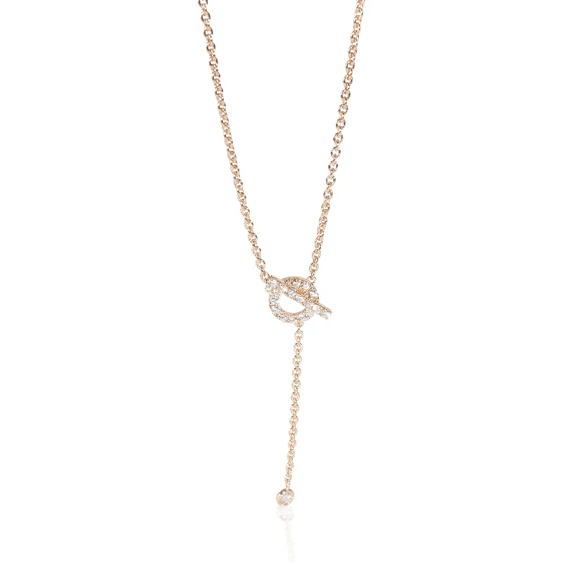 Bold And Beautiful Jewelry Now At Irresistible Prices Hermès Finesse Pendant in 18K Rose Gold 0.55 CTW Bold And Beautiful Jewelry Now At Irresistible Prices Hermès Finesse Pendant in 18K Rose Gold 0.55 CTW