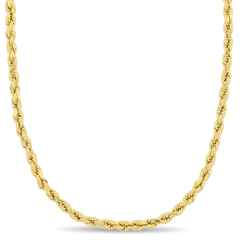 Elegant Designs, Unbeatable Discounts – Shop Jewelry Now Mimi & Max 16 Inch Rope Chain Necklace in 10k Yellow Gold (3mm) Elegant Designs, Unbeatable Discounts – Shop Jewelry Now Mimi & Max 16 Inch Rope Chain Necklace in 10k Yellow Gold (3mm)