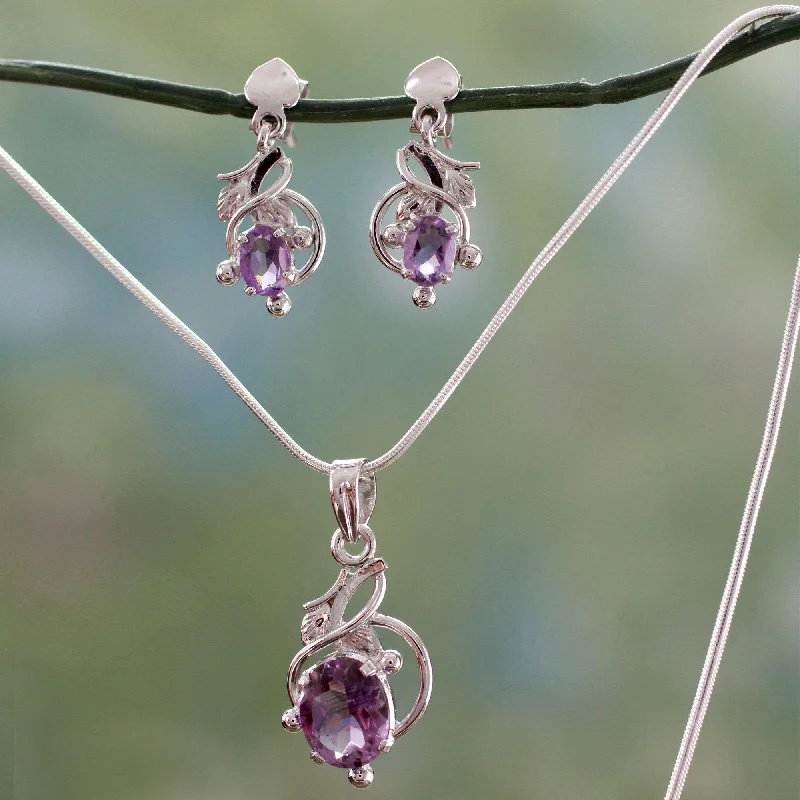 Wisteria Amethyst Jewelry Set