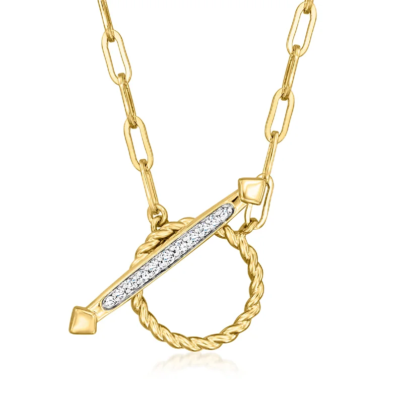 Flash Jewelry Sale – Get Stunning Pieces At Low Prices Ross-Simons 18kt Gold Over Sterling Paper Clip Link Necklace With . Diamond Toggle Clasp Flash Jewelry Sale – Get Stunning Pieces At Low Prices Ross-Simons 18kt Gold Over Sterling Paper Clip Link Necklace With . Diamond Toggle Clasp