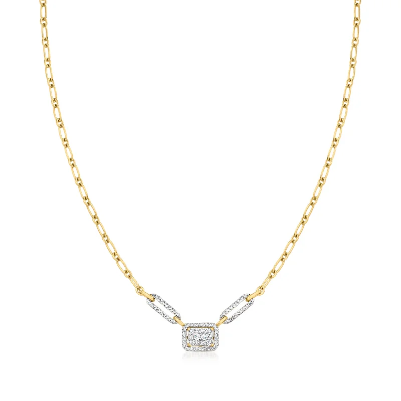 Unique Jewelry For Less – Shop The Sale Now Ross-Simons Diamond Cluster Necklace in 18kt Gold Over Sterling Unique Jewelry For Less – Shop The Sale Now Ross-Simons Diamond Cluster Necklace in 18kt Gold Over Sterling