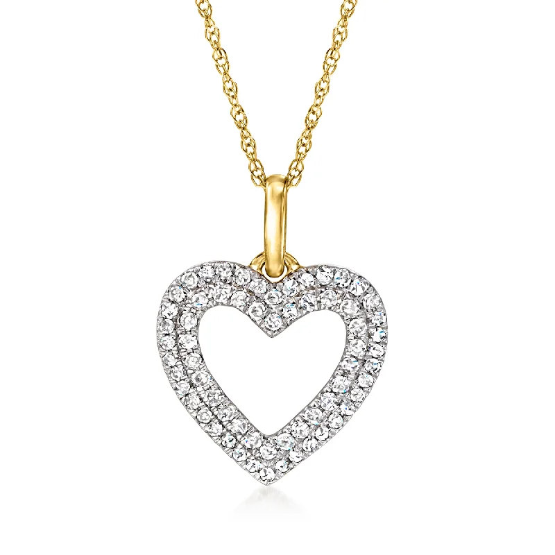 Adjustable Charm Bracelets For A Perfect Fit Ross-Simons Diamond Heart Pendant Necklace in 18kt Yellow Gold Adjustable Charm Bracelets For A Perfect Fit Ross-Simons Diamond Heart Pendant Necklace in 18kt Yellow Gold