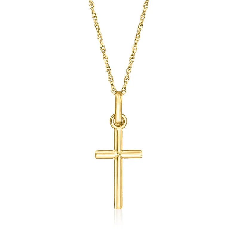 Once-A-Year Jewelry Deals – Shop Before They’Re Gone RS Pure by Ross-Simons 14kt Yellow Gold Cross Pendant Necklace Once-A-Year Jewelry Deals – Shop Before They’Re Gone RS Pure by Ross-Simons 14kt Yellow Gold Cross Pendant Necklace