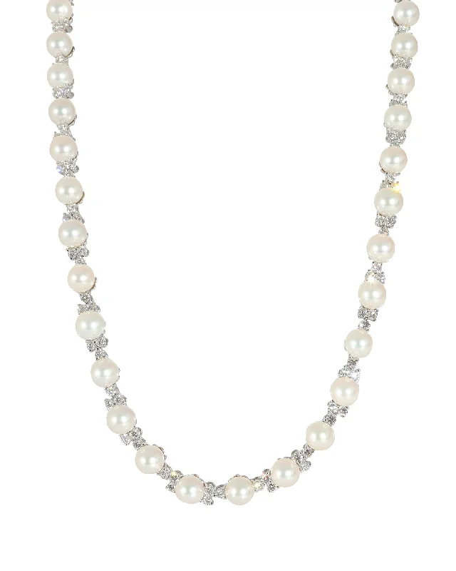 Romantic Heart-Shaped Jewelry For Special Gifts Tiffany & Co. Aria Trio Pearl & Diamonds Necklace in Platinum 4.91 CTW Romantic Heart-Shaped Jewelry For Special Gifts Tiffany & Co. Aria Trio Pearl & Diamonds Necklace in Platinum 4.91 CTW