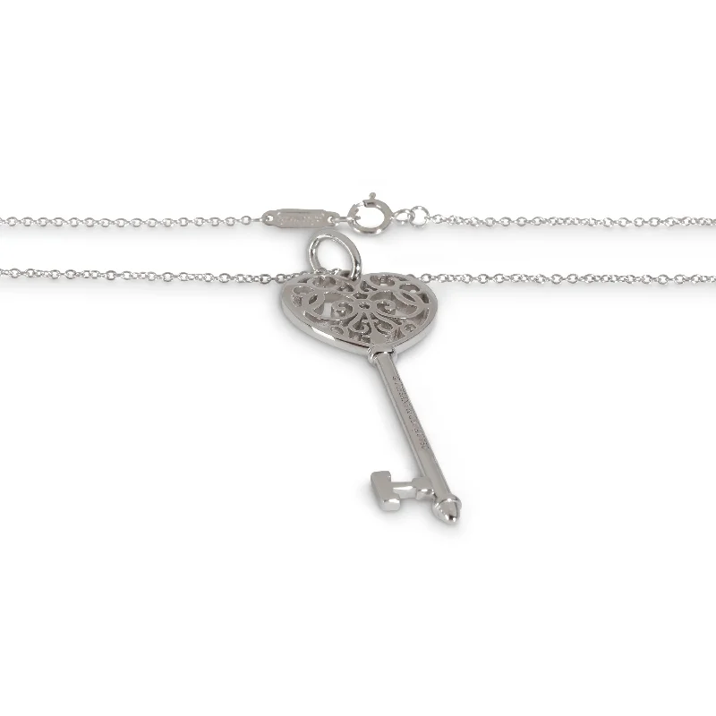 Premium Jewelry, Premium Discounts – Act Fast Tiffany & Co. Keys Fashion Pendant in 18k White Gold 0.05 CTW Premium Jewelry, Premium Discounts – Act Fast Tiffany & Co. Keys Fashion Pendant in 18k White Gold 0.05 CTW