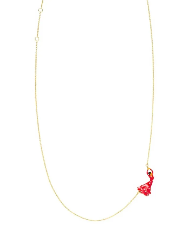 The Ultimate Jewelry Sale – Shop Premium Styles Women's Bailadora Necklace In Red