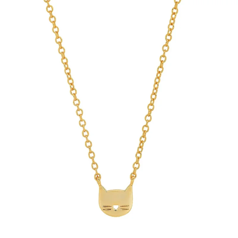 Unmissable Discounts On Timeless Jewelry Pieces Women's Cat Pendant Necklace In Whimsical Gold Unmissable Discounts On Timeless Jewelry Pieces Women's Cat Pendant Necklace In Whimsical Gold