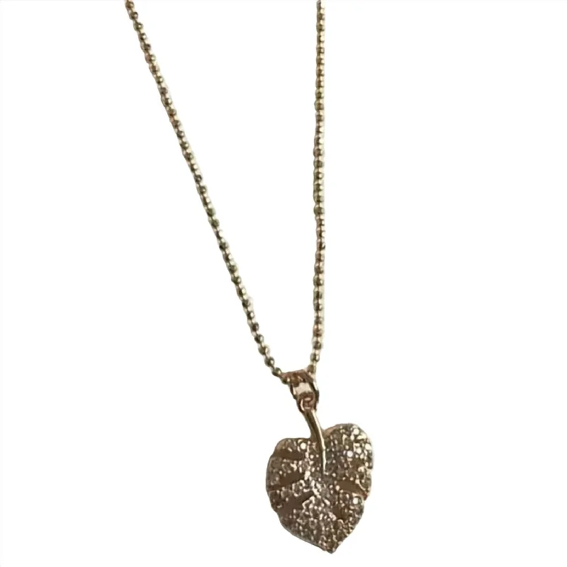 Limited Stock On Premium Jewelry At Low Prices Women's Folha Necklace In Gold