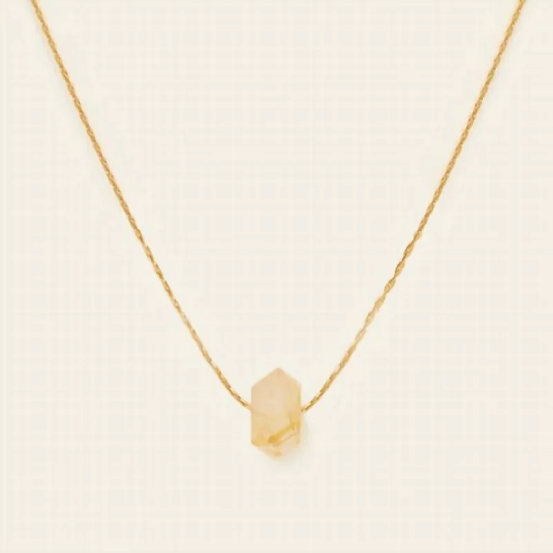 Sparkle On A Budget – Fine Jewelry For Less Women's Illuminator Necklace In Gold