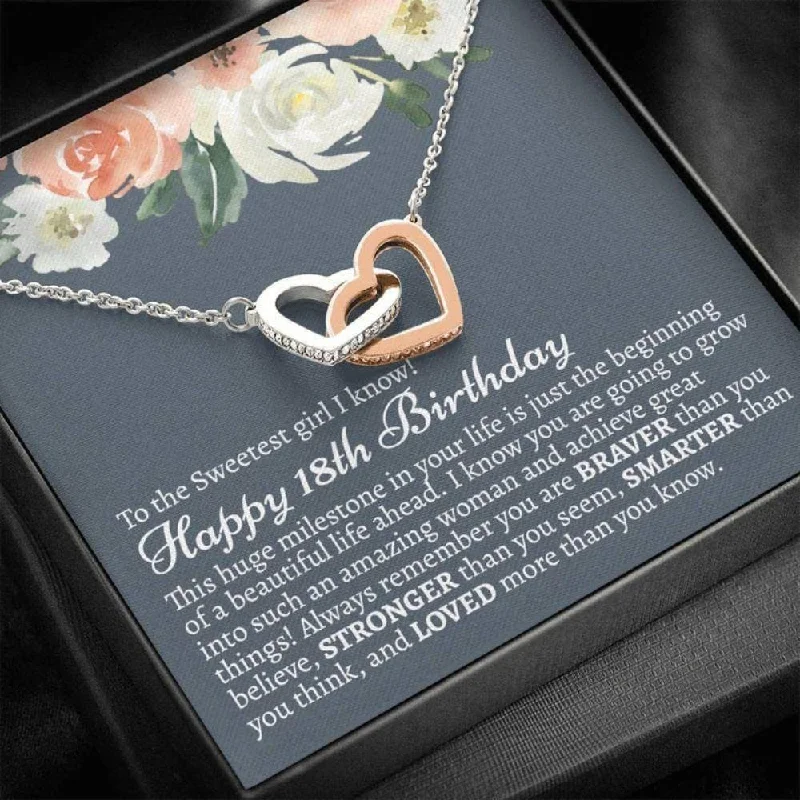 Shop Signature Jewelry Styles At Exclusive Prices 18th Birthday Necklace Daughter Necklace 18th Birthday Necklace 18th For Daughter Message Card Jewelry Handmade