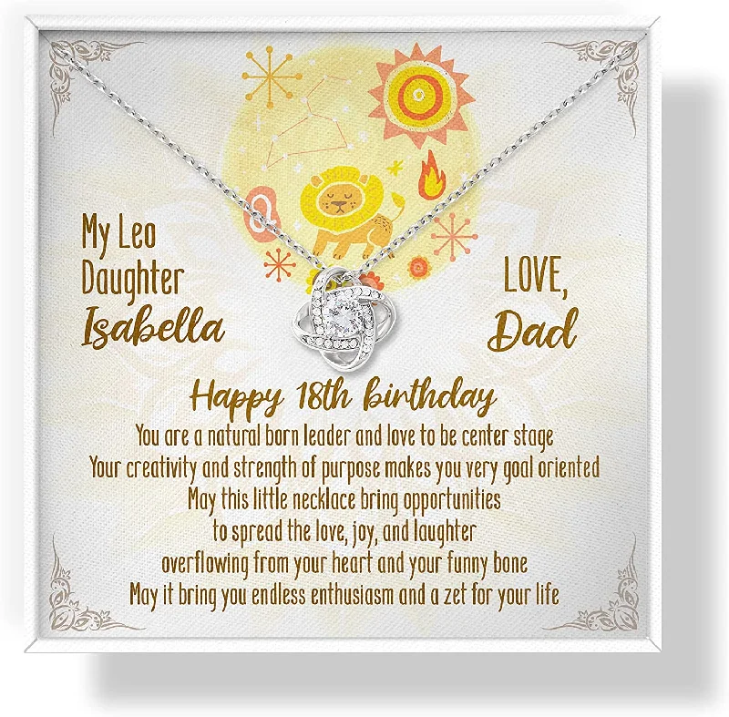 Luxury Jewelry Clearance – Shop Premium Styles Now 18th Birthday Necklace Personalized Birthday Necklace For Daughter - Gift From Parents - My Leo Daughter Necklace From Luxury Jewelry Clearance – Shop Premium Styles Now 18th Birthday Necklace Personalized Birthday Necklace For Daughter - Gift From Parents - My Leo Daughter Necklace From