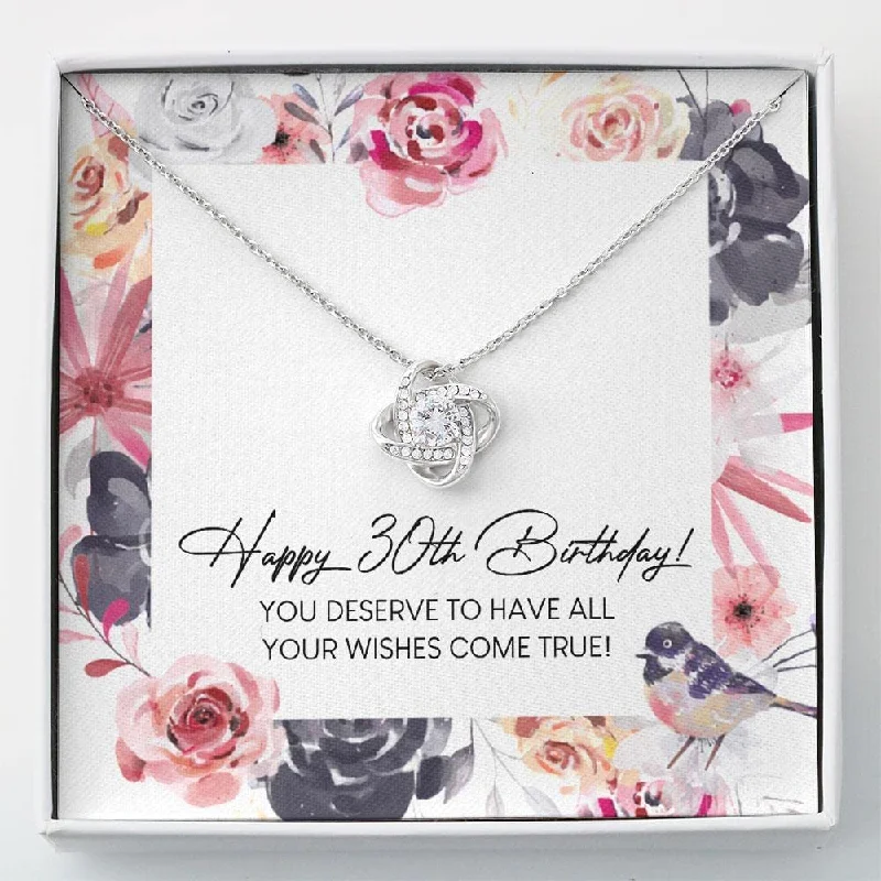 Holiday Jewelry Sale – Perfect Gifts At The Best Prices 30th Birthday Necklace Friend Necklace 30th Birthday Necklace Gift - Love Knots Necklace Happy 30th Birthday Luxury